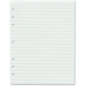 Day-Timer Folio Multipurpose Lined Page - 48 Sheet(s) - Narrow Ruled - Letter 8.5" x 11" - 1 / Pack - White