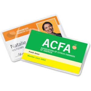 GBC HeatSeal Laminating Pouch - Badge Card 2.56" Width x 3.75" Length x 5mil - 25 / Pack - Clear