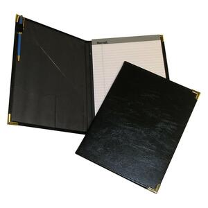 Samsill Classic Collection Pad Holder - 8.5" x 11" - Letter - 1 Each - Black