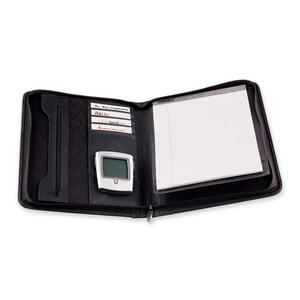 Samsill Executive Pad Holder with Flip Pad - 1 Each - Black