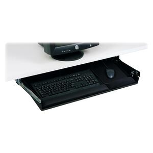 Master 32030 Adjustable Keyboard Drawer - 5" x 33" x 16" - Black