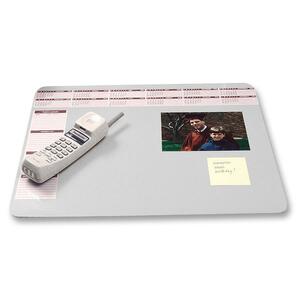 Visual Organizer Visu-Clear Desk Pad - 36" Width x 20" Depth - Vinyl Backing - Vinyl - Clear