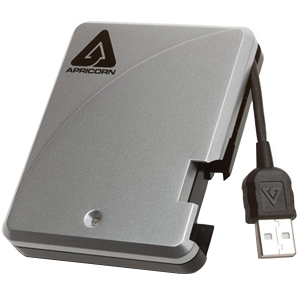 160GB AEGIS PORTABLE USB 2.0 5400 RPM 8MB INTGR CABLE 2.5IN