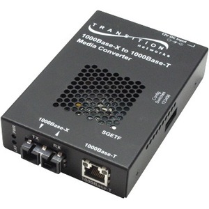 Transition Networks Twisted Pair to Fiber Media Converter
