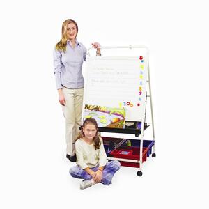 Balt Teacher's Learning Center Magnetic/Dry Erase Board - White