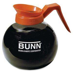 BUNN 12-Cup Pour-O-Matic Decanter - Clear, Orange