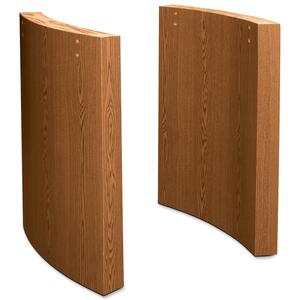 Basyx Conference Table Base x 27" - Steel - Medium Oak