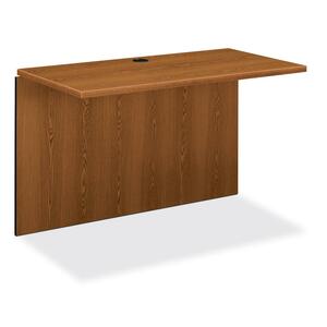 HON 10500 Series Bridge - 47" Width x 24" Depth x 29.5" Height - Square Edge - Wood - Medium Oak Top