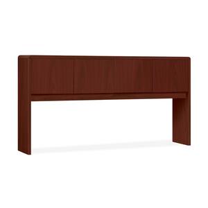 HON 10600 Series Four-Door Stack-on Storage Unit for 72" Credenza - 69" Width x 14.62" Depth x 37" Height - 4 Door - Radius Edge - Particleboard - Mahogany Top