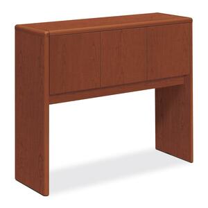 HON 10700 Series Stack-on 3-Door Storage Unit for 48" Wide Return - 45" Width x 14.62" Depth x 37" Height - 3 Door - Waterfall Edge - Wood - Henna Cherry Top