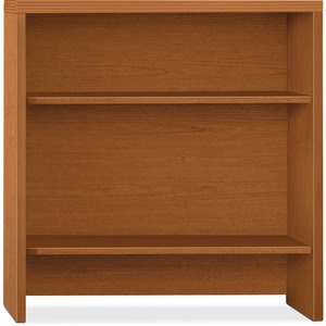 HON Valido 11500 Series Bookcase Hutch - 36" Width x 14.62" Depth x 37.5" Height - Ribbon Edge - Particleboard - Bourbon Cherry Top