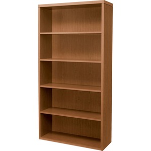 HON Valido 11500 Series Bookcase - 36" Width x 13" Depth x 71" Height - Ribbon Edge - Particleboard - Bourbon Cherry