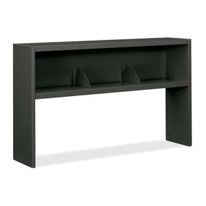 HON 38000 Series Stack-On Full Clearance Unit - 60" x 13.5" x 36" - Steel - Security Lock, Grommet, Stackable - Charcoal