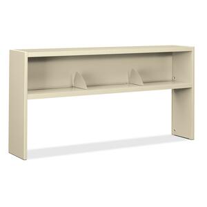 HON 38000 Series Stack On Open Shelf - 72" Width x 13.5" Depth x 36" Height - Radius Edge - Steel - Putty