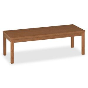 HON Reception Table - Rectangle - 16" x 48" x 20" x 1.12" - Particleboard - Medium Oak