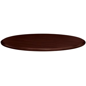 HON 94000 Series Round Table Top - Round x 1.12" - 42" - Hardwood, Particleboard - Mahogany