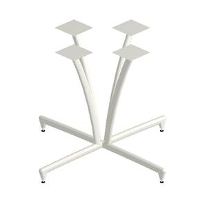 HON Contemporary Design Table Base - Titanium Base