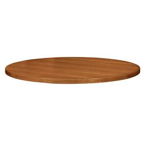 HON Veneer Conference Table Top - Round - 48" - Wood - Bourbon Cherry