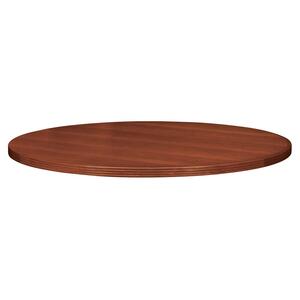 HON Veneer Conference Table Top - Round - 48" - Wood - Henna Cherry