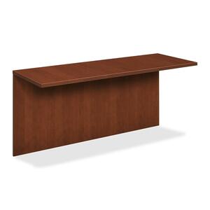 HON Park Avenue Modular Component Top/Back - 63" Width x 24" Depth x 28.38" Height - Beaded Edge - Wood - Henna Cherry