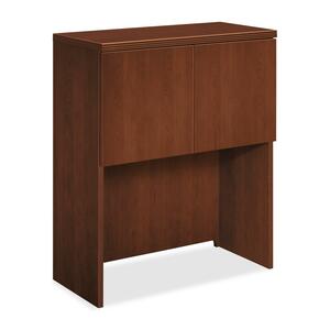 HON Park Avenue Stack-On Storage - 31.37" Width x 14.75" Depth x 37" Height - Beaded Edge - Wood - Henna Cherry