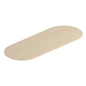 HON Tercero Conference Solution Table Top - Racetrack - 48" x 120" x 1.12" - Particleboard - Natural Maple