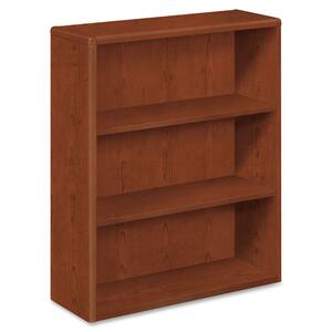 HON 10700 Series Bookcase - 36" x 13" x 43" - Wood, Hardwood - 3 x Shelf(ves) - Cherry