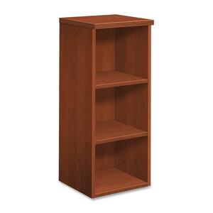 HON Veneer Tower Bookcase Beaded Edge - 15.75" x 14.75" x 37" - Wood - 5 x Shelf(ves) - Henna Cherry