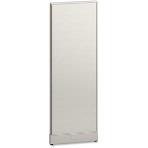 HON Office Workstation Panel - 68" Height x 24" Width x 2" Depth - Tan, Blue, White - Fabric