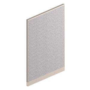 HON Office Workstation Panel - 68" Height x 48" Width x 2" Depth - Light Gray, Charcoal Gray - Fabric
