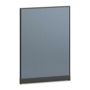 HON Office Workstation Panel - 68" Height x 48" Width x 2" Depth - Blue, Navy - Fabric
