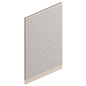 HON Office Workstation Panel - 68" Height x 48" Width x 2" Depth - Tan, Blue, White - Polyester Blend