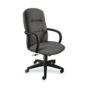 HON Allure 3301 Executive High-back chair - Metal Black Frame26" x 28" x 49" - Polyester Lava, Acrylic Lava Seat