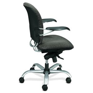 HON Perpetual 4321 Executive Synchro-Tilt Swivel Chair - Steel Frame26" x 40" x 42" - Acrylic Lava, Polyester Lava Seat