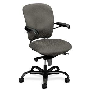 HON Perpetual 4321 Executive Synchro-Tilt Swivel Chair - Steel Frame26" x 40" x 42" - Acrylic Lava, Polyester Lava Seat