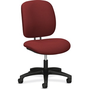 HON ComforTask 5901 Task Swivel Chair - Steel Black Frame23" x 29" x 38" - Olefin Burgundy Seat