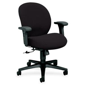HON Unanimous 7622 High-Performance Task Chair - Black Frame27" x 38" x 41" - Polyester Iron, Acrylic Iron Seat