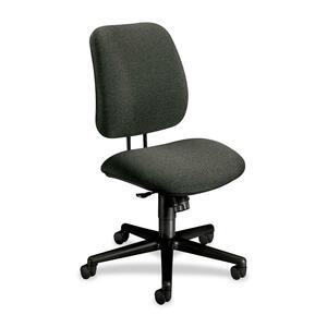 HON 7702 Task Chair - Steel Black Frame26" x 30.5" x 42.5" - Olefin Gray Seat