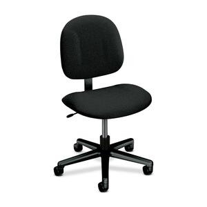 HON Every-Day 7901 Pneumatic Task Chair - Black Frame25" x 27" x 38.5" - Olefin Black Seat