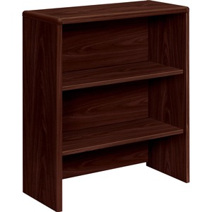 HON 10700 Series Hutch - 32.62" x 14.62" x 37" - Particleboard - 2 x Shelf(ves) - Stackable - Mahogany
