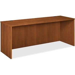 Basyx BW Series Credenza Shell - 60" Width x 24" Depth x 29" Height - Beaded Edge - Wood - Bourbon Cherry