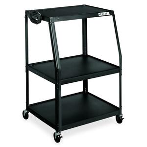 HON PF144E Wide Body TV Cart - Steel - Black
