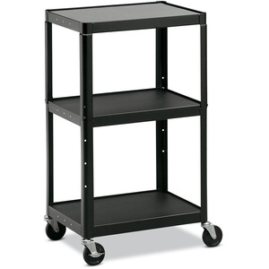 HON PF42J Adjustable TV Cart - Black