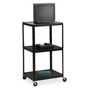 HON PF54J Adjustable TV Cart - Black