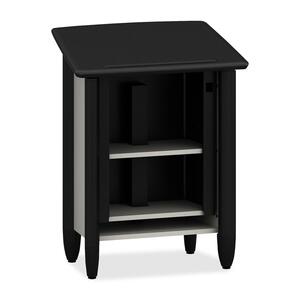 HON Tercero Collection Adjustable Height Podium - Rectangle - 20.5" x 32" x 49" - Particleboard - Pattern White, Black