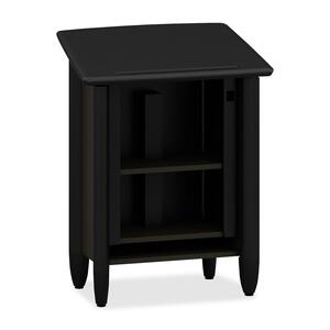HON Tercero Collection Adjustable Height Podium - Rectangle - 20.5" x 30" x 49" - Particleboard - Pattern Graphite, Black
