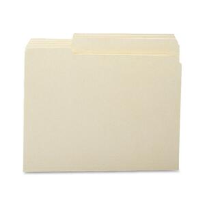 Smead 8 Tab File Folder - Letter - 8.5" x 11" - 0.75" Expansion - 100 / Box - 11pt. - Manila