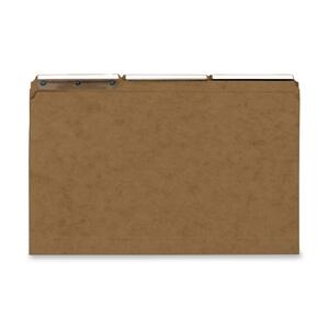 Smead Kraft File Folder - Letter - 8.5" x 11" - 1/3 Tab Cut - 0.75" Expansion - 50 / Box - 17pt. - Kraft