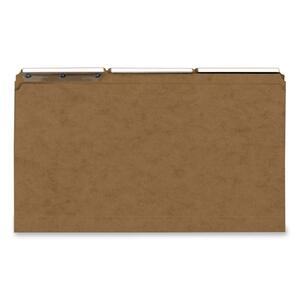 Smead Kraft File Folder - Legal - 8.5" x 14" - 1/3 Tab Cut - 1" Expansion - 50 / Box - 17pt. - Kraft