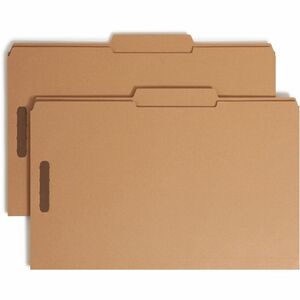 Kraft 2/5 Cut Tab Fastener File Folders
